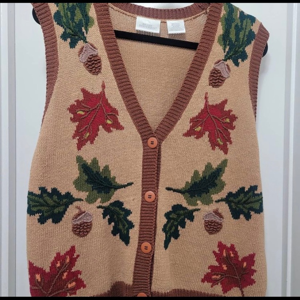 Adorable Fall-themed Sweater Vest